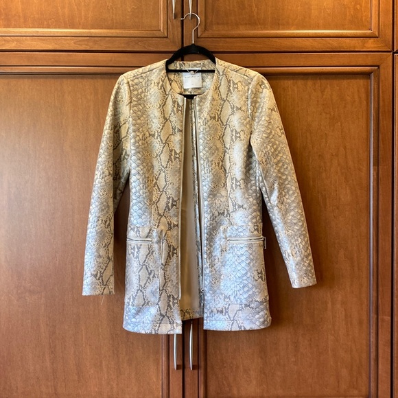 Rino & Pelle snakeskin sand jacket - Picture 2 of 7